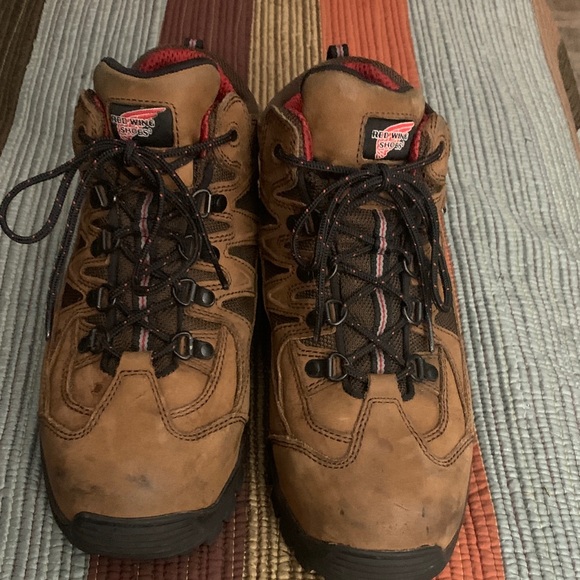 Red Wing Men's Brown Leather Hiking Boots - Picture 1 of 4